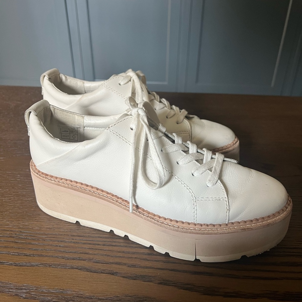 Dolce Vita Cream Platform Sneakers